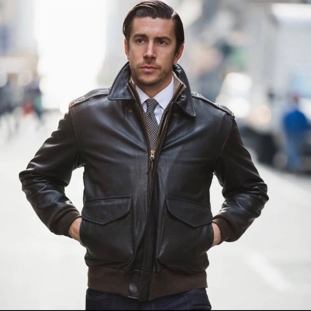Cockpit USA Goatskin A-2 Flight Jacket